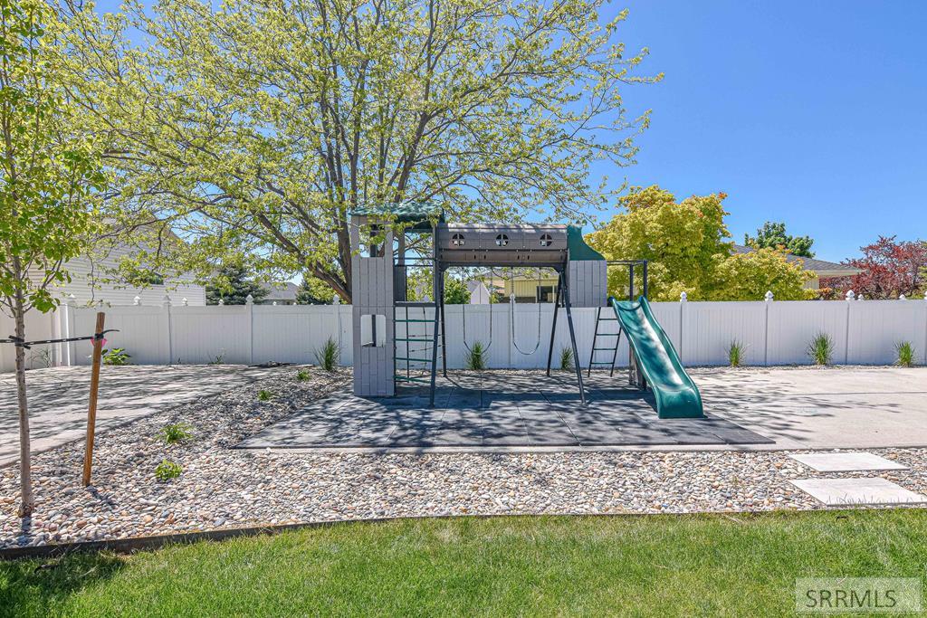 Play yard equipment is included