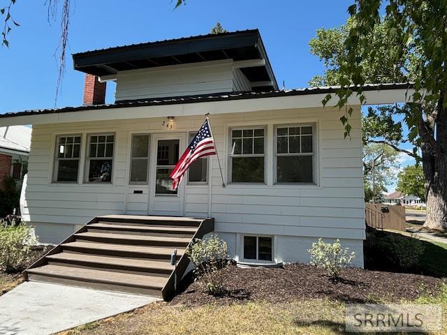 Front of Home on Corner Lot