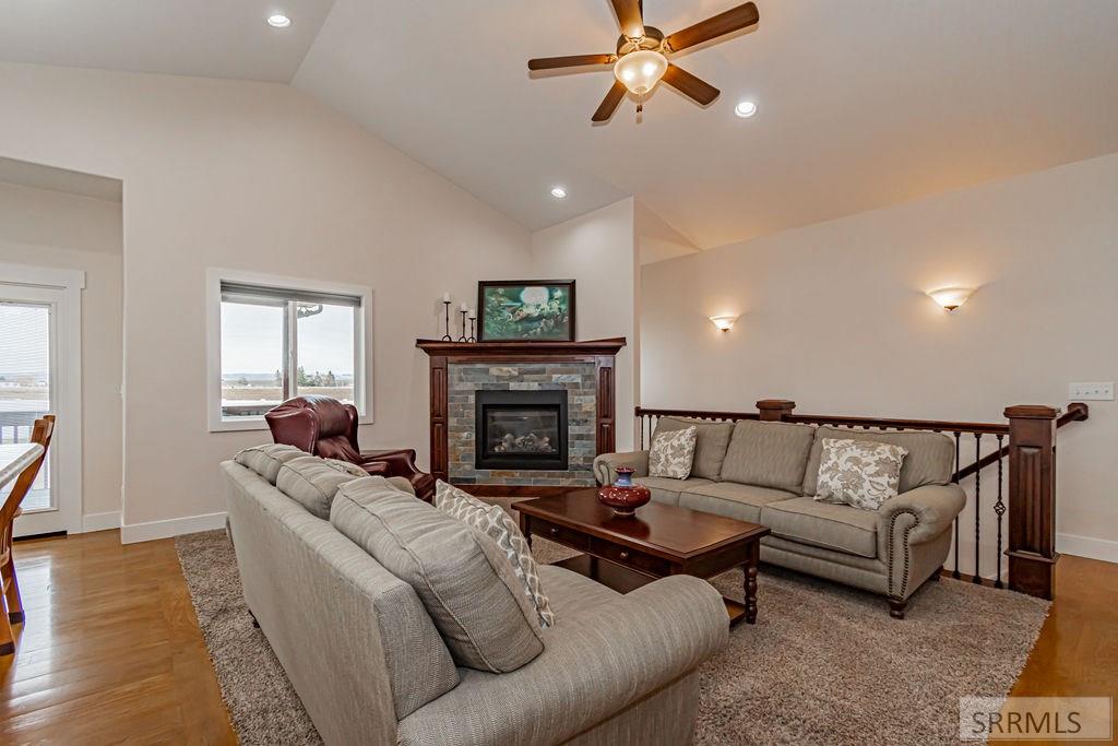 Living Room with Fireplace