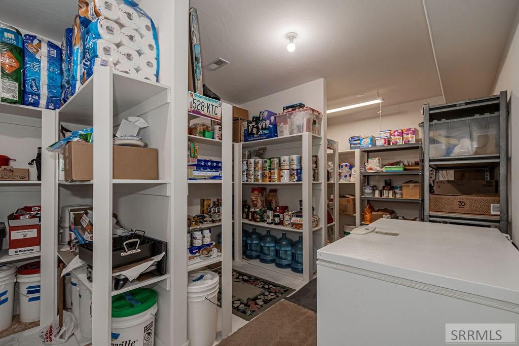 Spacious Storage Room with Shelving