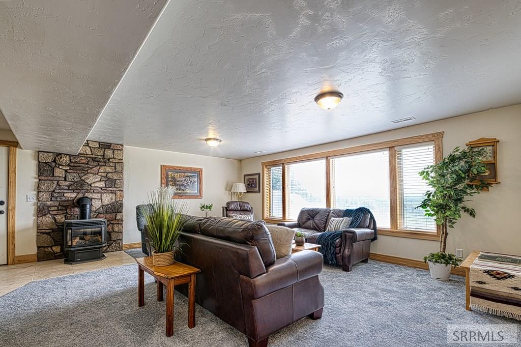Large Family Room in basement