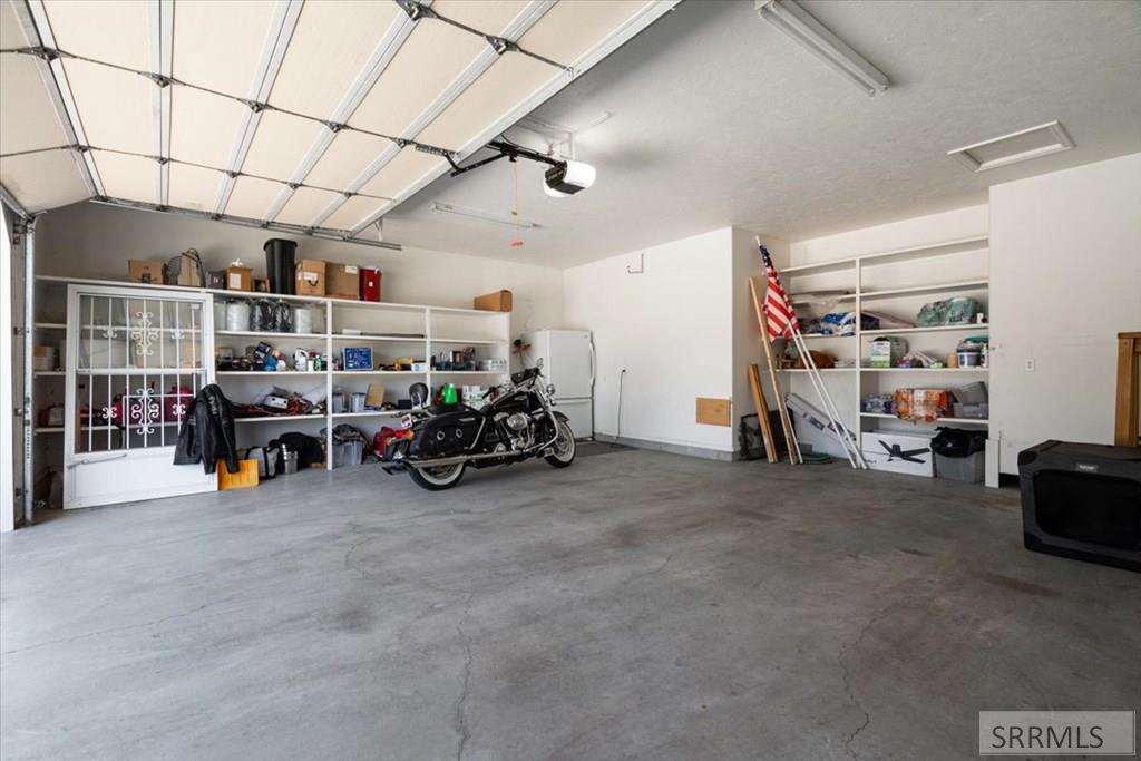 Garage Door Opener and Room for Storage