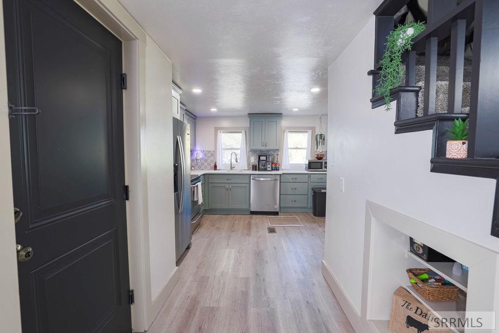 View into the kitchen