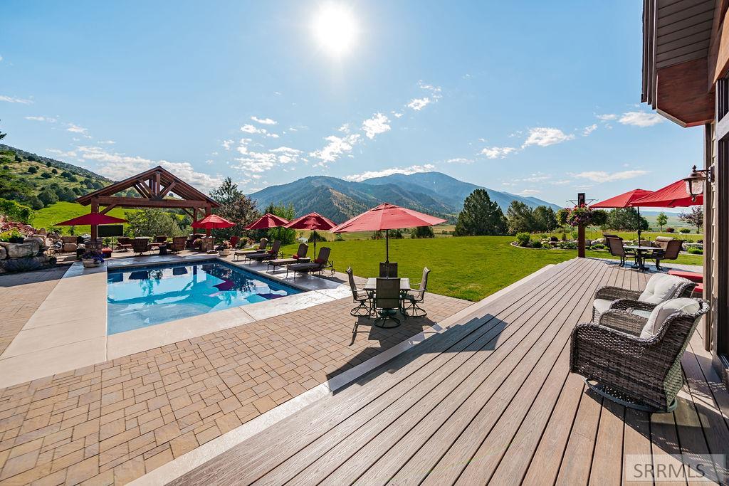 Back Deck and Pool Area