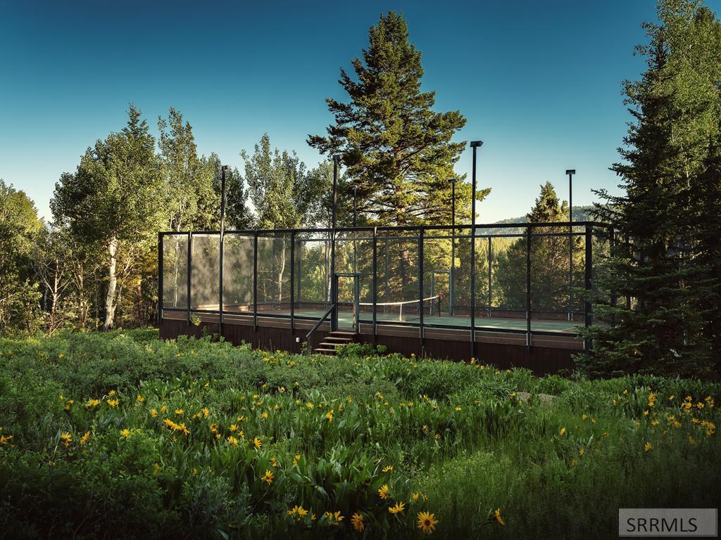 Heated Paddle Tennis Court for Yr-Round Play