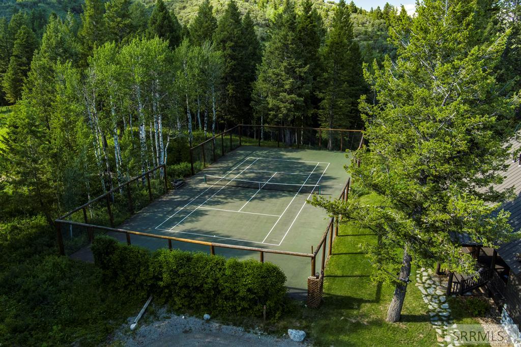 Regulation Tennis Court