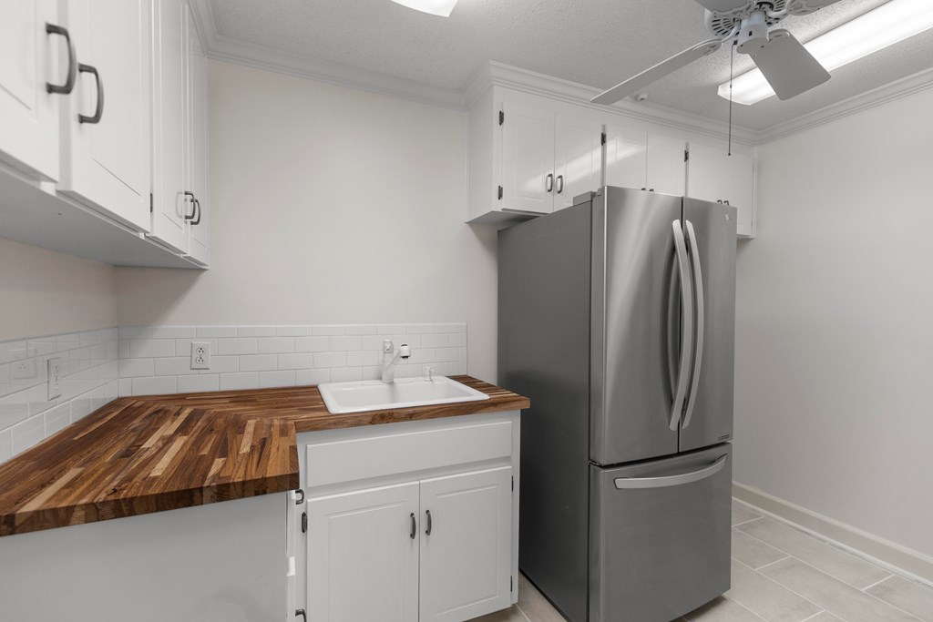 Sink in laundry room