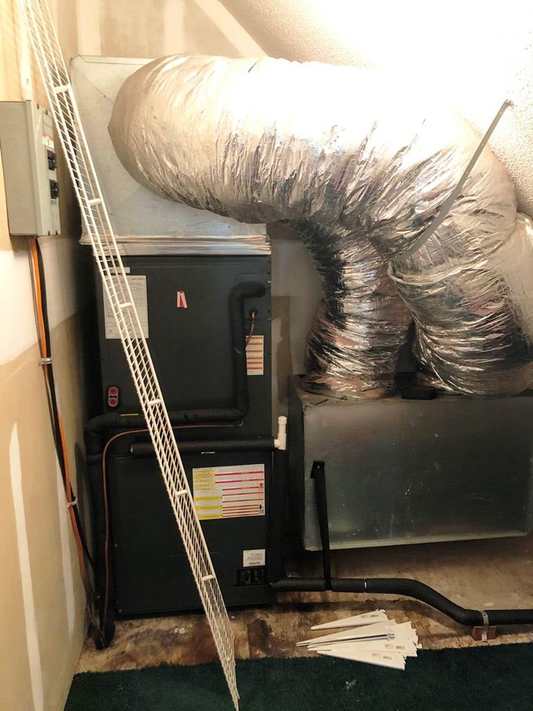 Air Handler off East BR Octagonal Rm Upstairs