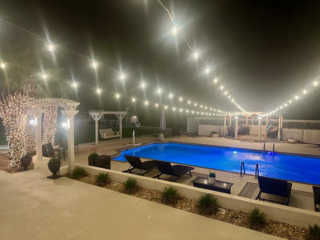 Pool at Night