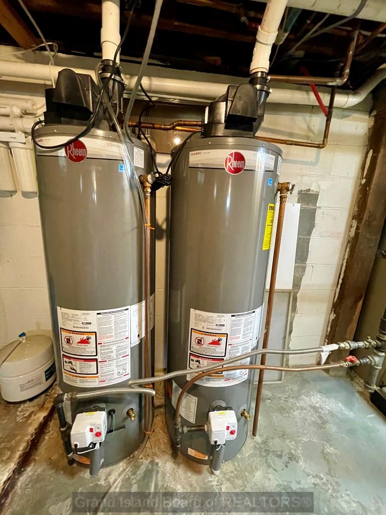 2 water heaters