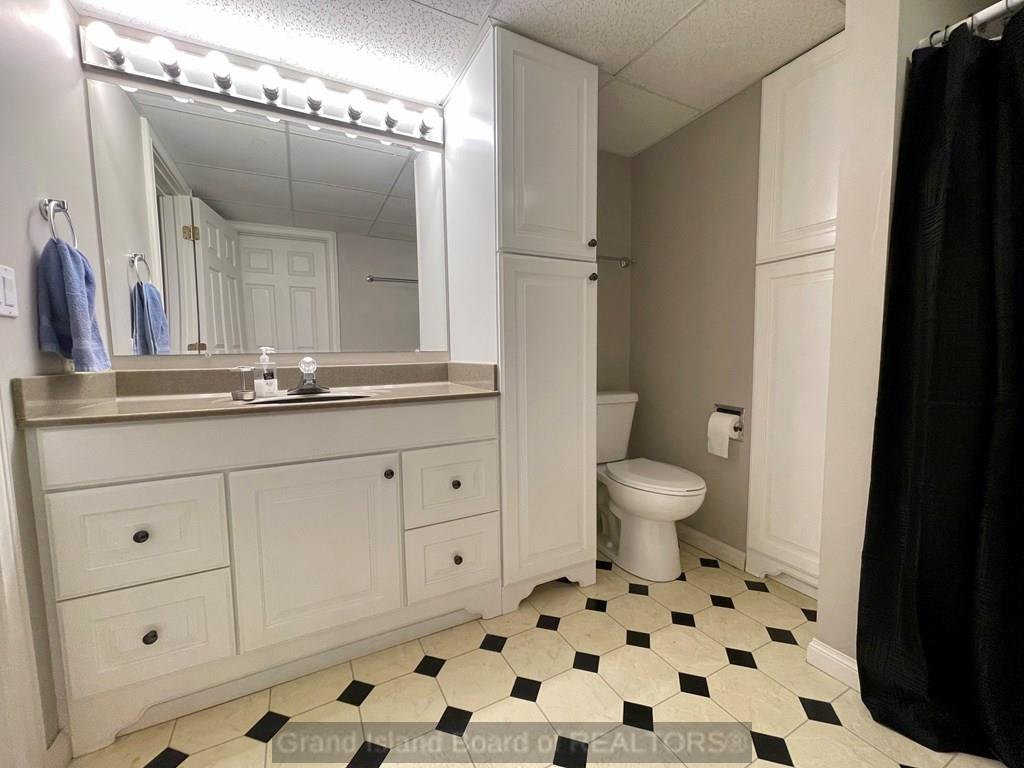 Basement bathroom