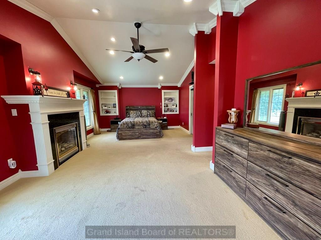 Main Bedroom With Vaulted Ceiling