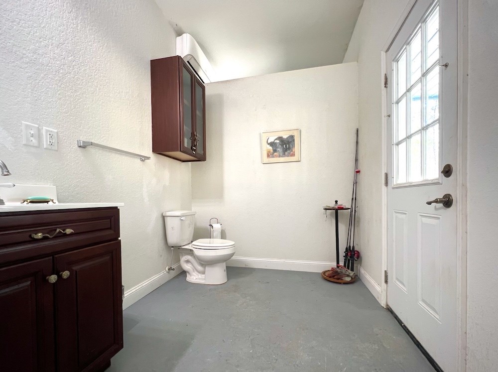 Ground-level Bathroom