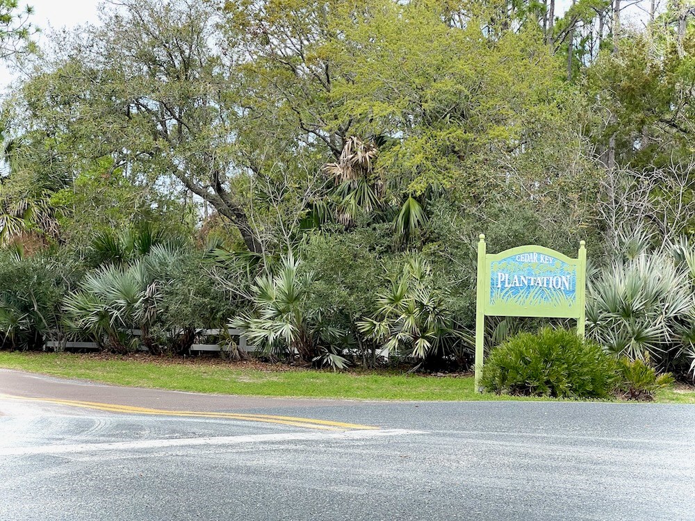 Cedar Key Plantation Entrance