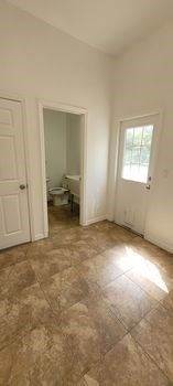 Mud room accessible from outside or garage