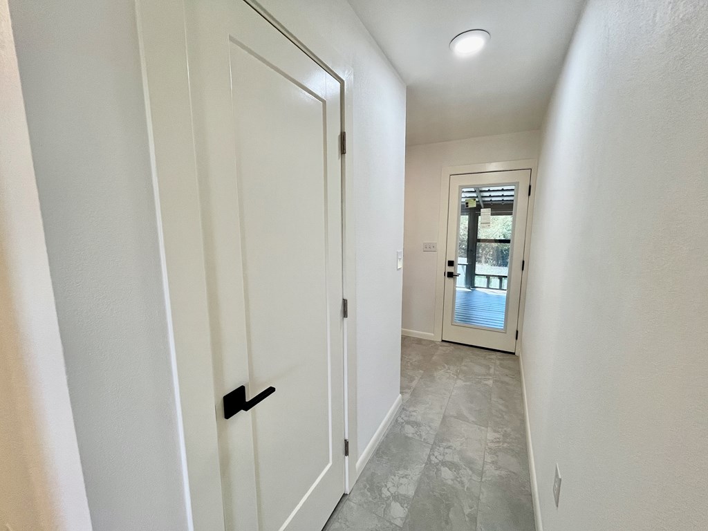 HVAC/Water Heater Closet/Hallway to Laundry Room