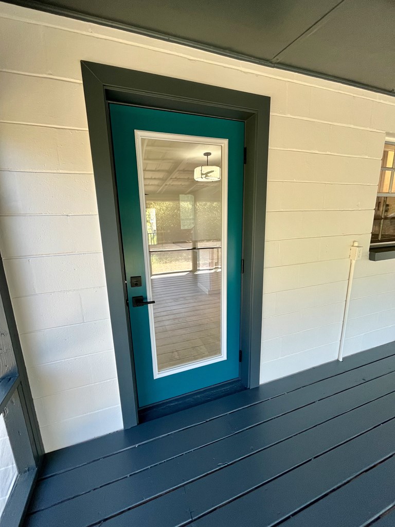 Back Porch - Entry from Kitchen/Dining Area