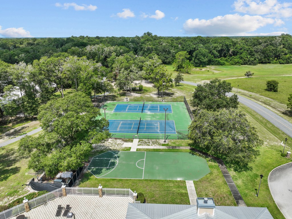 Tennis and Basketball Courts 