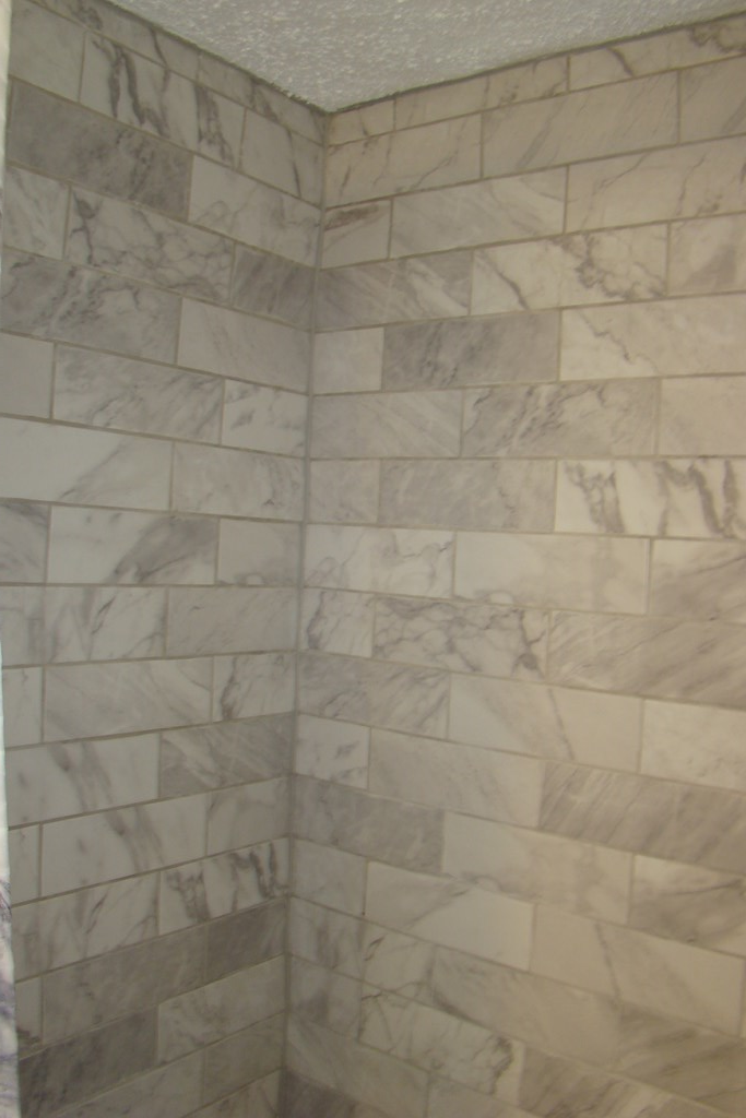 Master Bath Tiled Shower