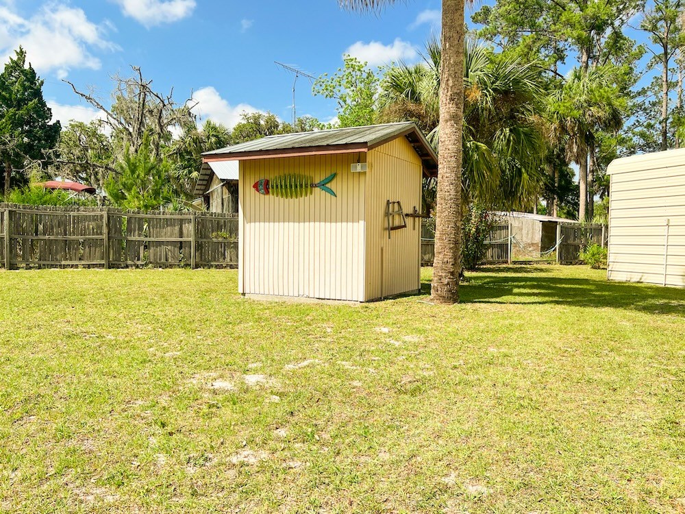 Shed near Garage/Carport