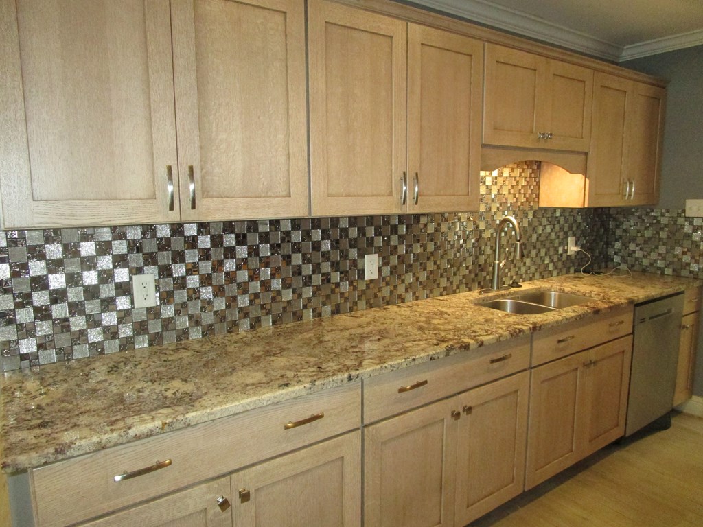 Beautiful cabinets and granite tops.